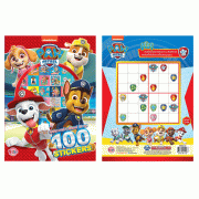 PAW PATROL สนุกกับระบายสีและสติ๊กเกอร์ 100 ดวง